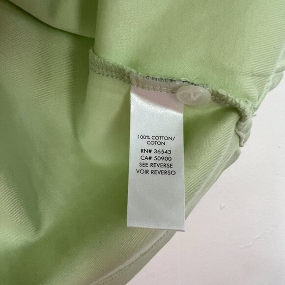 Calvin Klein Polo Shirt Light Green Casual Large - Picture 5 of 5